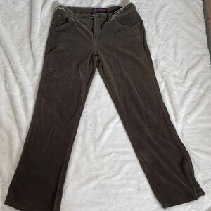 Gloria Vanderbilt Green Corduroy Pants